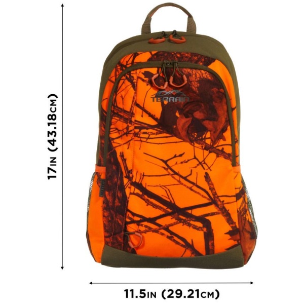 Backpack/Daypack, Mossy Oak Break-Up Blaze Camo - Image 2