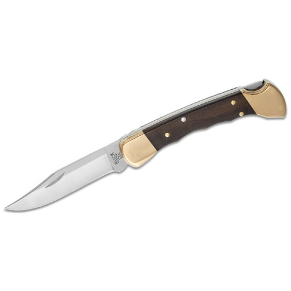 BUCK 110 FOLDING HUNTER FINGER GROOVED