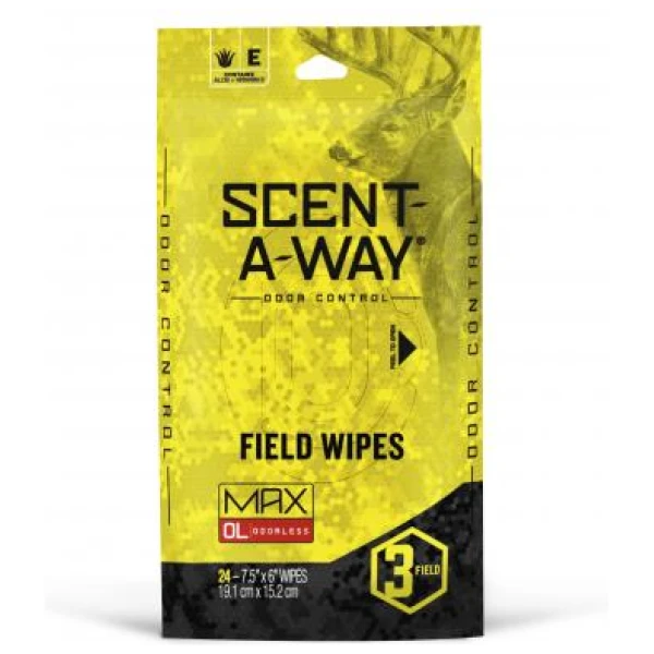 HUNTERS SPECIALTIES SCENT-A-WAY  MAX FIELD WIPES