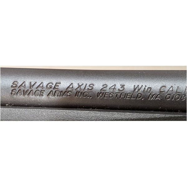 SAVAGE AXIS .243cal - LH - Image 3