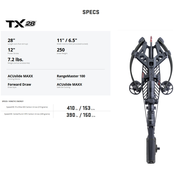 TENPOINT TX 28 410FPS VEKTRA CAMO - NEW 2025 - Image 4