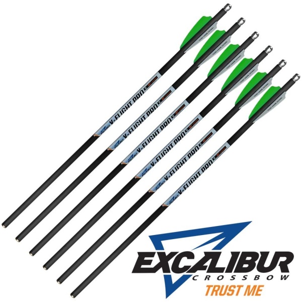 Excalibur V-Flight Pro 18" Crossbow Arrows 6/Pack - Image 2