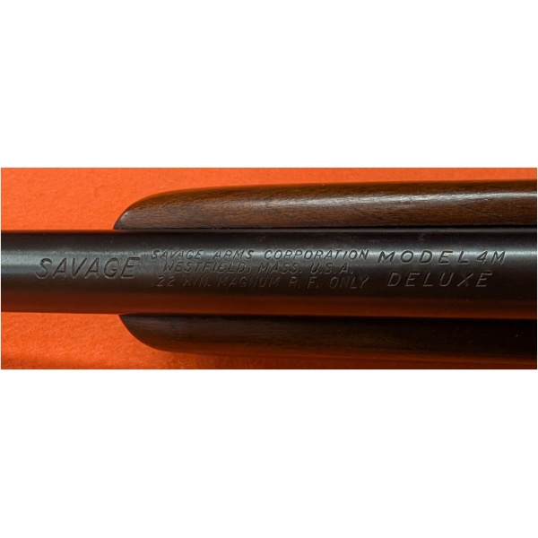 SAVAGE MODEL 4M DELUXE .22WIN MAG - Image 3